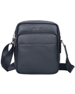 Roberto Cavalli B Leder Umhängetasche - Blau