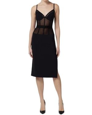 Elisabetta Franchi Midi Dresses - Nero