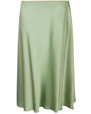 N°21 Gonna slip verde con vita elastica