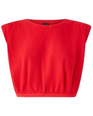 Pinko Sleeveless Tops - Rojo