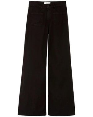 Five Jeans Lou Wide Hosen - Schwarz