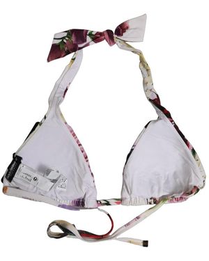 Dolce & Gabbana Bikini-Oberteil Mit Dreiecks-Cups - Grau