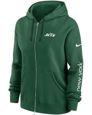 Nike Phoenix Hoodie New York Jets Grün/Schwarz