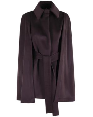 FEDERICA TOSI Belted Coats - Morado