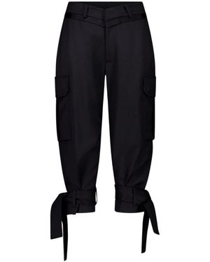 Vaillant Cropped Trousers - Negro
