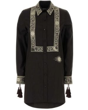 Burberry Sharlene Shirt Dress - Zwart