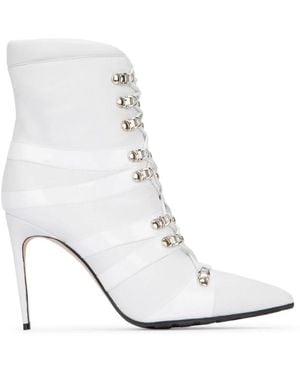 Manolo Blahnik Roblax 105 Nappa Boot - Weiß