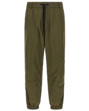 Moncler Broeken ,Groen ,Polyester Joggingbroek