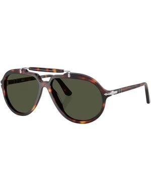Persol Havana grüne sonnenbrille