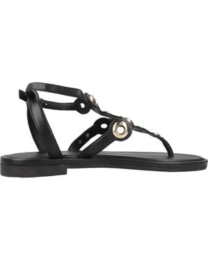 Les Tropeziennes Flat Sandals - Zwart