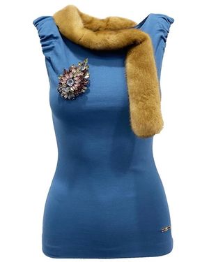 DSquared² Sleeveless Tops - Blue