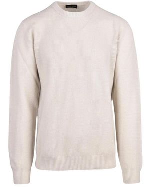 Roberto Collina Rundhals-Pullover - Grau