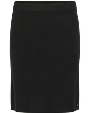 Cream Pencil Skirts - Negro