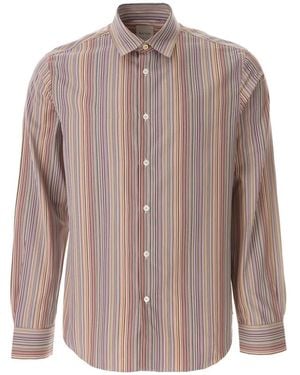 Paul Smith Casual Shirts - Brown