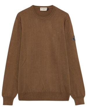 Roy Rogers Round-Neck Knitwear - Brown