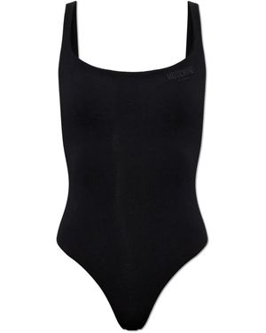 Moschino Tops ,Zwart ,Katoen Lingerie Bodysuit