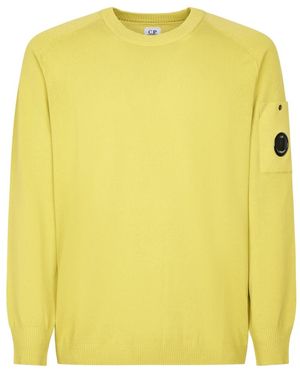 C.P. Company Round-Neck Knitwear - Yellow