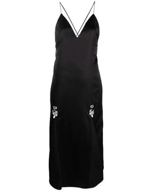 Wales Bonner Midi Dresses - Negro