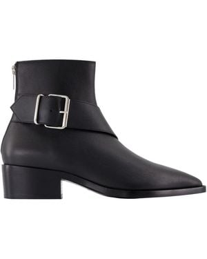 McQueen Cowboy Boots - Black