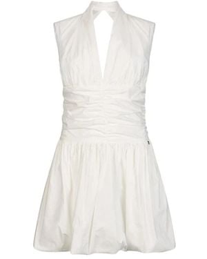 Liu Jo Cut-Out Detail Short Dress - White