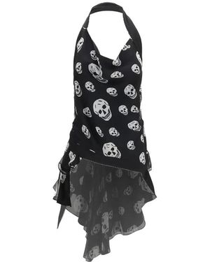 McQueen Sleeveless Tops - Negro