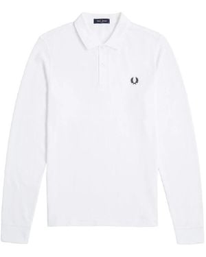 Fred Perry Polo Shirts - White
