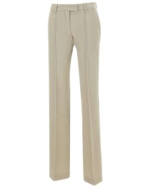 The Attico Wide Trousers - Natural