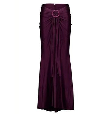 Rabanne Maxi Skirts - Lila
