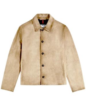 Fay Leather Jackets - Natural