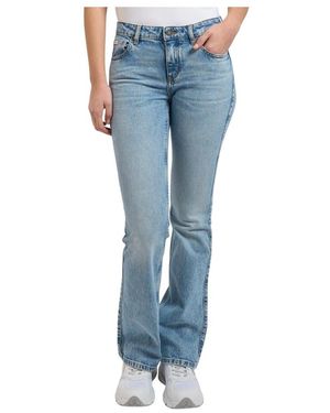 Guess Jeans ,Blauw ,Denim Bootcut Blauwe Denim Jeans