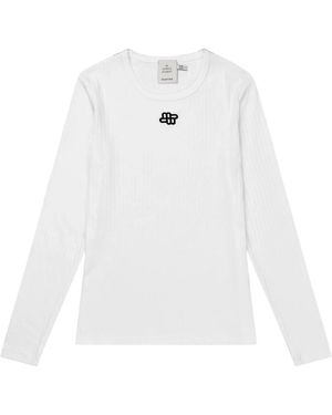 Munthe Long Sleeve Tops - Blanco