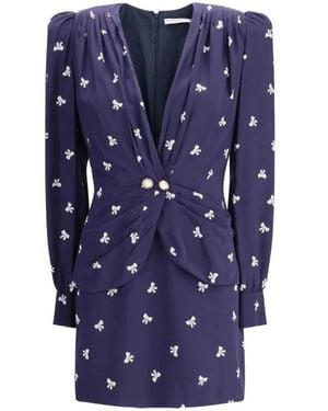 Alessandra Rich Short Dresses - Blauw