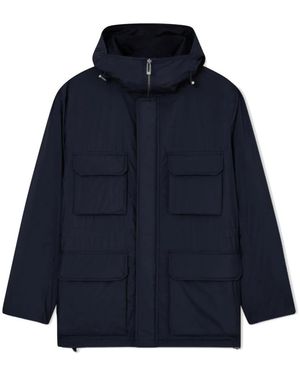 Armani Jassen ,Blauw ,Wol Blouson Jacket