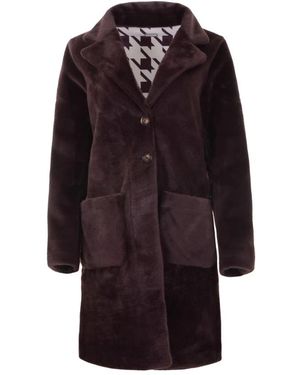 Maicazz Single-Breasted Coats - Violet