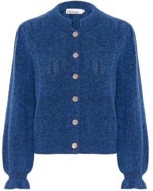 Karen By Simonsen Truien & Vesten ,Blauw ,Ebbie Kb Cardigan