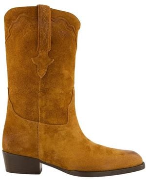 Paris Texas Cowboy Boots - Marrón