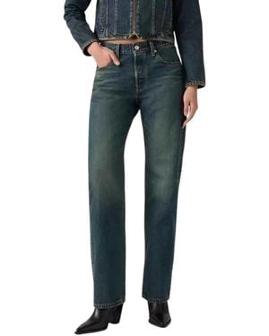 Levi's Jeans ,Blauw ,Denim Straight Jeans