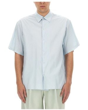 Lanvin Overhemden ,Blauw ,Katoen Bowling Shirt