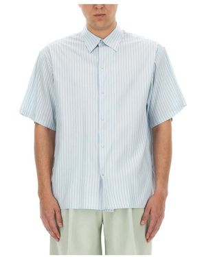 Lanvin Overhemden ,Blauw ,Katoen Bowling Shirt