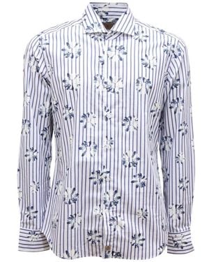 Sonrisa Overhemden ,Blauw ,Katoen Camicia Silvery Shirt