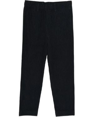 Issey Miyake Straight Trousers - Black