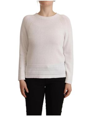 Alpha Studio Round-Neck Knitwear - Grey