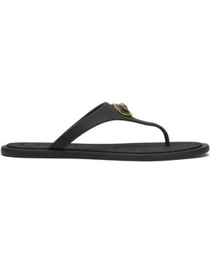 Versace Alia Gummi-Sandalen - Schwarz