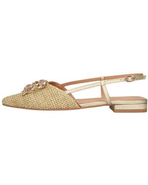 Notre-v Schoenen ,Geel ,La 6155493 Slingback - Metallic