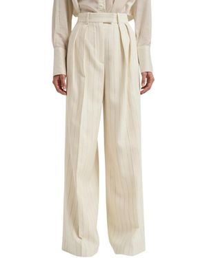 Anine Bing Wide Trousers - Naturel