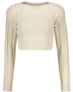 Low Classic Round-Neck Knitwear - Neutro