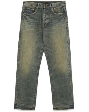 Purple Brand Straight Fit Jeans - Green