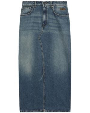 MSGM Denim Skirts - Blue