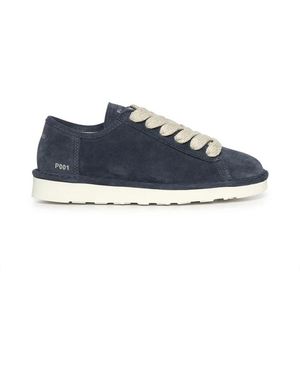 Pànchic Lace-Up Schoen Suède - Blauw