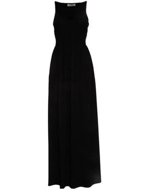 Sportmax Kleedjes ,Zwart ,Maxi Jurken